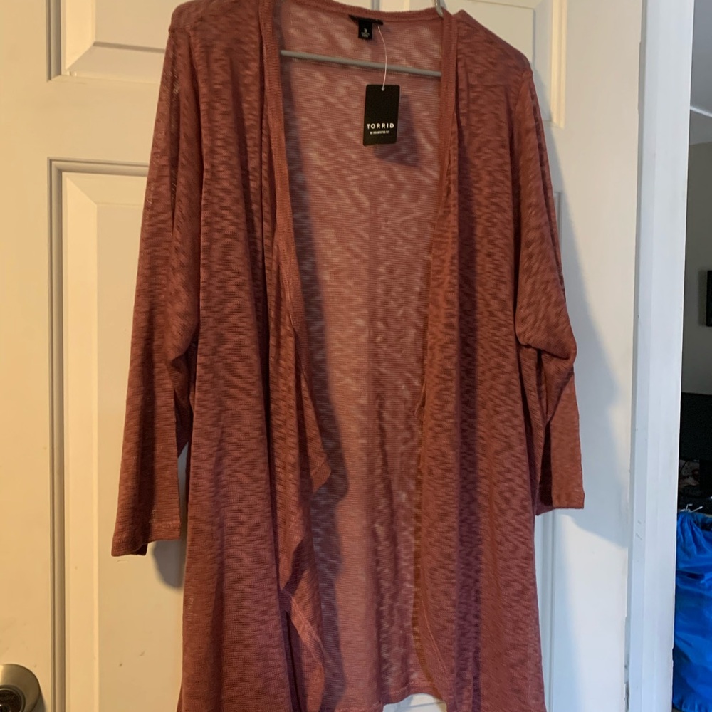 Torrid Women's Rose Open-Front Cardigan